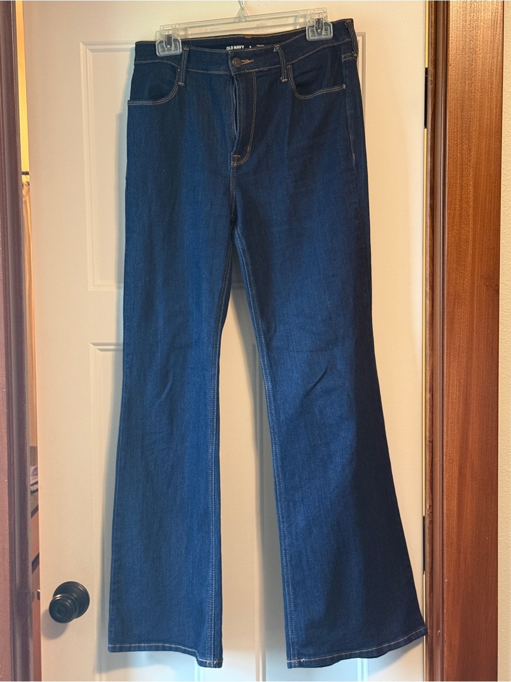 Old Navy Dark Blue Flare Jeans - Wide Leg